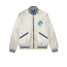 Reversible cotton bomber jacket