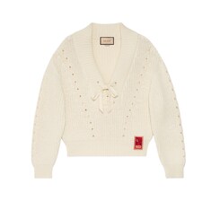 Cotton top with Gucci dog patch