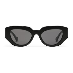 Geometric-frame sunglasses