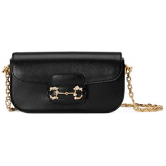 Gucci Horsebit 1955 crystals small shoulder bag