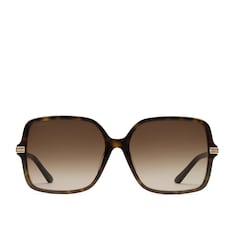 Low nose bridge fit square sunglasses