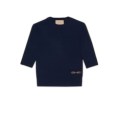 Cashmere top with Horsebit