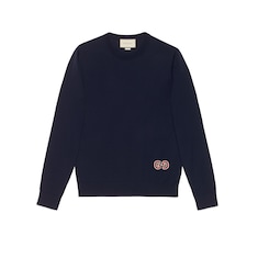 Wool jumper with GG