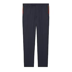 Cotton ankle pant with Web