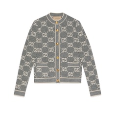 GG wool bouclé jacquard cardigan