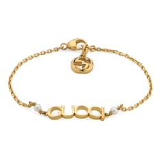 Brazalete con letras “GUCCI”