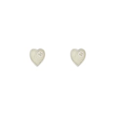Boucles d’oreilles Gucci Heart avec détail GG