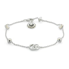 Bracciale con madreperla GG Marmont