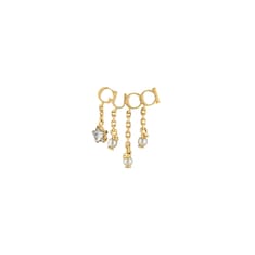 Arete individual con letras “GUCCI”