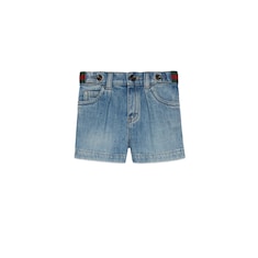 Baby denim bermuda