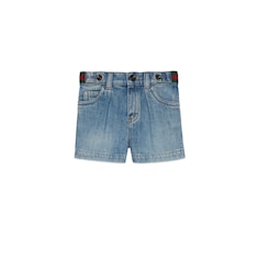 Bermuda de denim para bebé