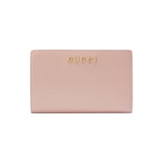 Card case wallet with Gucci script