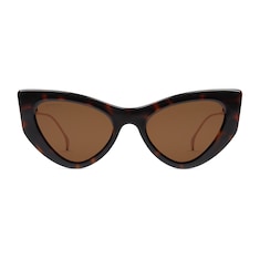 Sonnenbrille in Katzenaugenform