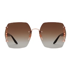 Geometric frame sunglasses