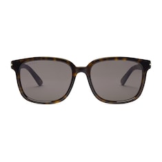Low nose bridge square sunglasses