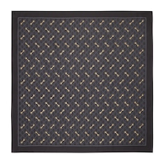 GG print with Horsebit silk carré