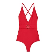 Sparkling stretch jersey swimsuit