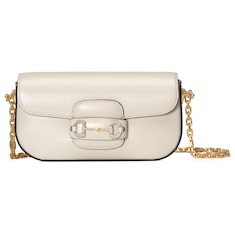 Gucci Horsebit 1955 crystals small shoulder bag