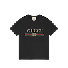 GUCCI ロゴ ウォッシュドオーバーサイズ Tシャツ