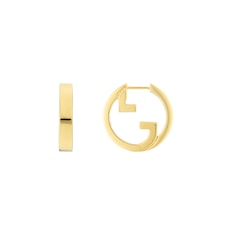 Aretes con forma de aro Gucci Blondie