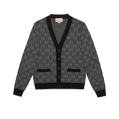 Cardigan aus GG Wolljacquard