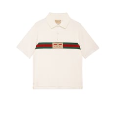 Children's cotton polo top with Web