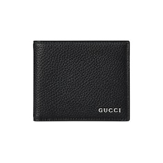 Cartera bi-fold con logotipo Gucci
