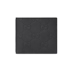 GG rubber-effect coin wallet