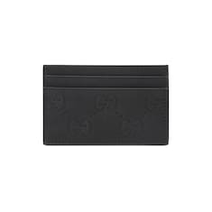 กระเป๋าใส่บัตร GG rubber-effect card case