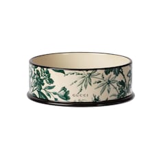 Large Herbarium print pet bowl