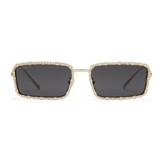 Rectangular frame sunglasses