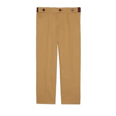 Pantalon pour enfant en coton stretch avec bande Web