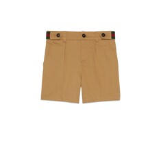 Short pour enfant en coton stretch avec bande Web