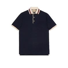 Polo de algodón con bordado GG