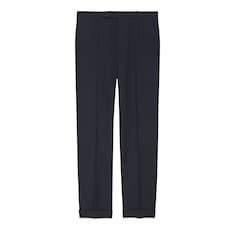 Wool twill trousers