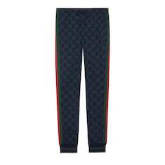 Pantalone da jogging in jersey di cotone con motivo GG