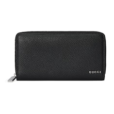 Zip around wallet with Gucci logo