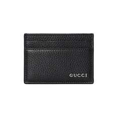 Card case with Gucci logo