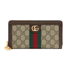 Portafoglio Ophidia in GG Supreme con zip