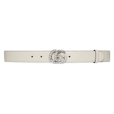 GG Marmont thin belt with crystals