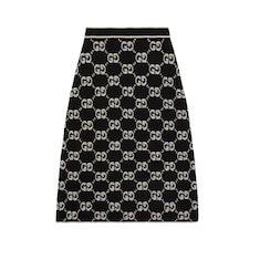 GG wool bouclé jacquard skirt