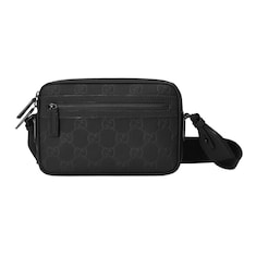 Sac à bandoulière effet caoutchouc petit format