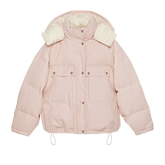 Puffer-Jacke aus GG Baumwollcanvas