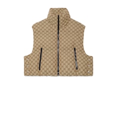 GG canvas padded gilet