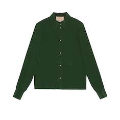 Silk crêpe de chine shirt