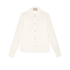 Silk crêpe de chine shirt