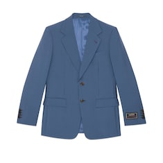 Wool mohair formal jacket with label