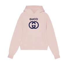 Sudadera de punto de algodón con bordado