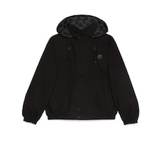 เสื้อแจ็คเก็ต Reversible GG ripstop nylon jacket