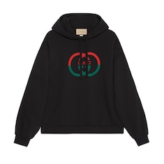 Sudadera capucha punto de algodón estampado